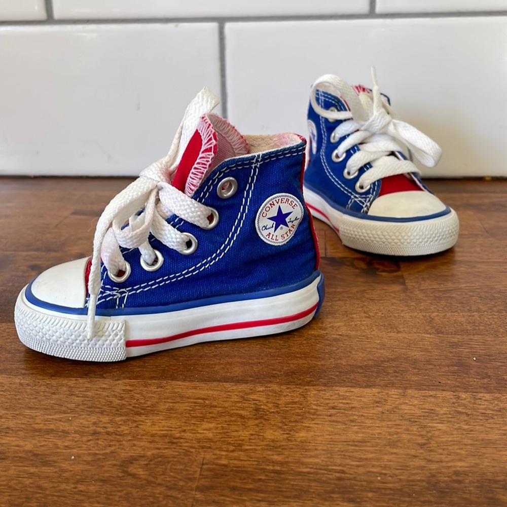 Baby size 2 converse all star shoes
